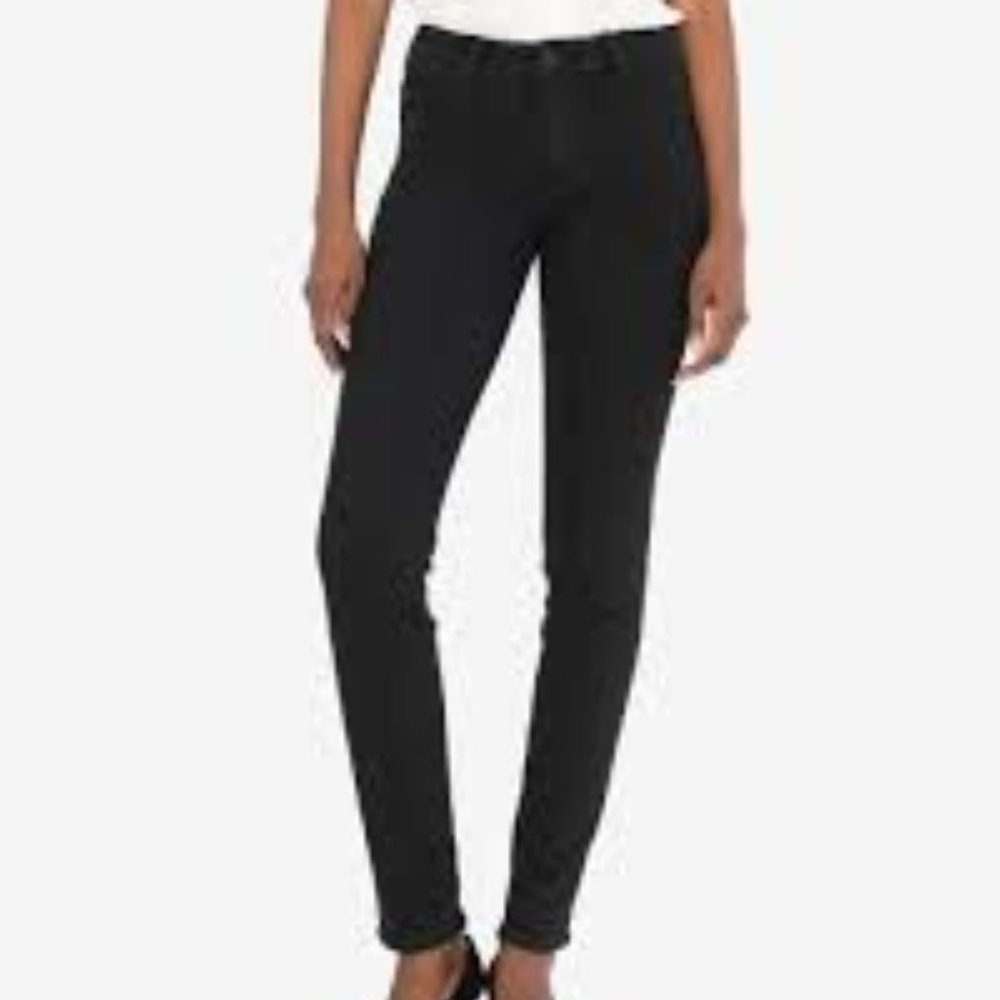 Diana Stretch Corduroy Relaxed Skinny Cords - black